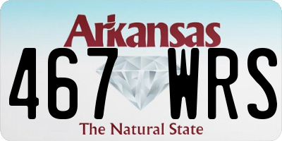 AR license plate 467WRS