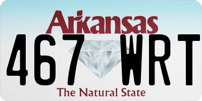 AR license plate 467WRT