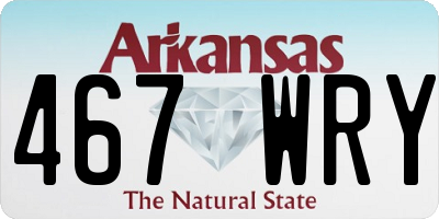 AR license plate 467WRY