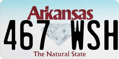AR license plate 467WSH