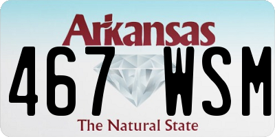 AR license plate 467WSM