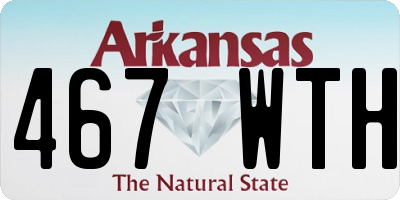 AR license plate 467WTH