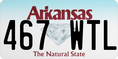 AR license plate 467WTL