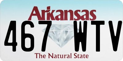 AR license plate 467WTV