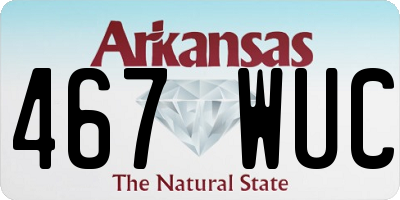 AR license plate 467WUC
