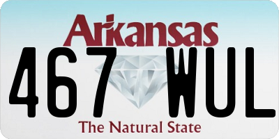 AR license plate 467WUL