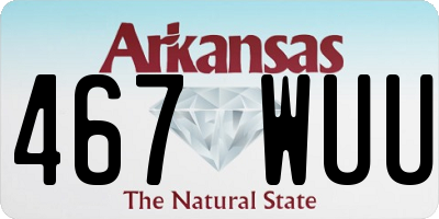 AR license plate 467WUU