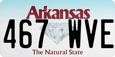 AR license plate 467WVE