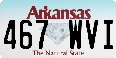 AR license plate 467WVI