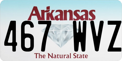 AR license plate 467WVZ