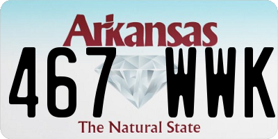 AR license plate 467WWK