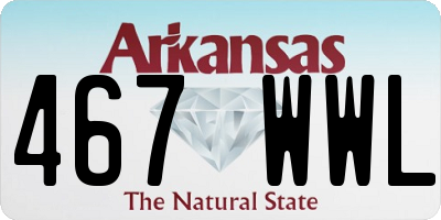 AR license plate 467WWL