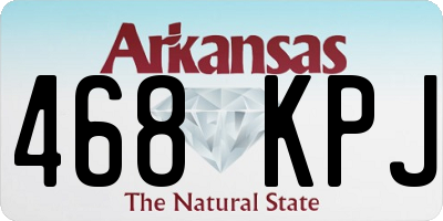 AR license plate 468KPJ