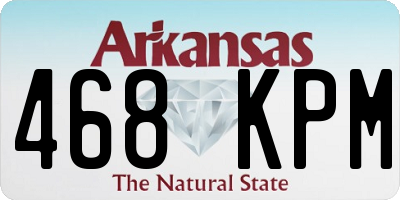 AR license plate 468KPM