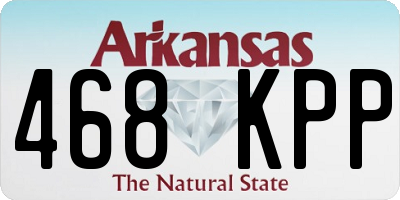 AR license plate 468KPP