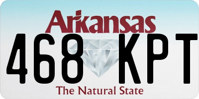 AR license plate 468KPT