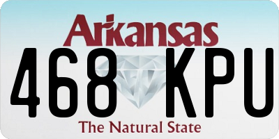 AR license plate 468KPU