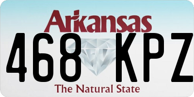 AR license plate 468KPZ