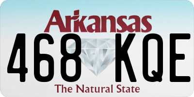 AR license plate 468KQE