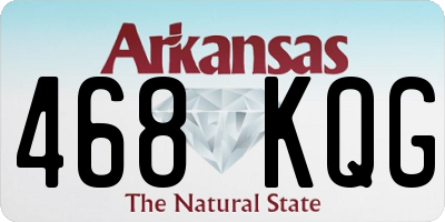 AR license plate 468KQG