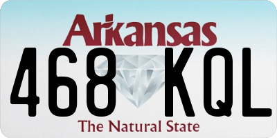 AR license plate 468KQL
