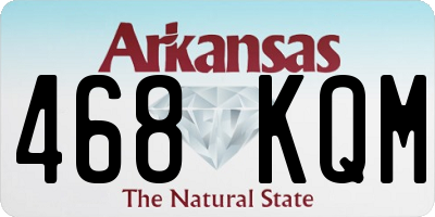 AR license plate 468KQM