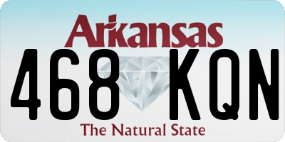 AR license plate 468KQN