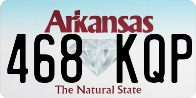 AR license plate 468KQP