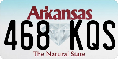 AR license plate 468KQS