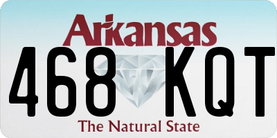 AR license plate 468KQT