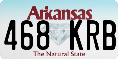 AR license plate 468KRB