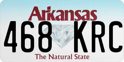 AR license plate 468KRC