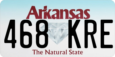 AR license plate 468KRE