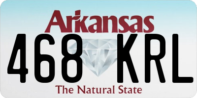 AR license plate 468KRL