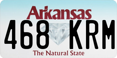 AR license plate 468KRM