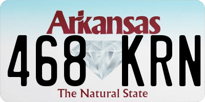 AR license plate 468KRN