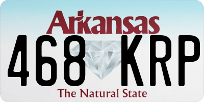 AR license plate 468KRP