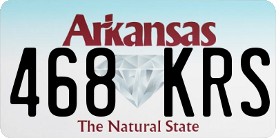 AR license plate 468KRS