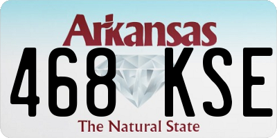 AR license plate 468KSE
