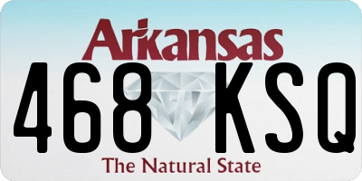 AR license plate 468KSQ