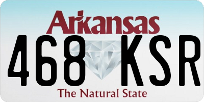 AR license plate 468KSR
