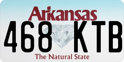 AR license plate 468KTB