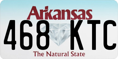 AR license plate 468KTC