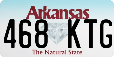 AR license plate 468KTG