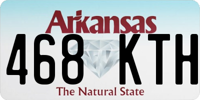 AR license plate 468KTH