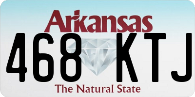 AR license plate 468KTJ