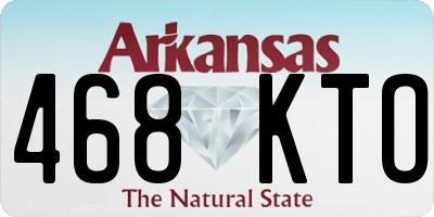 AR license plate 468KTO
