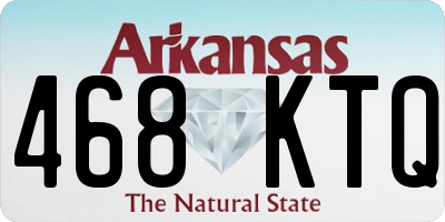 AR license plate 468KTQ
