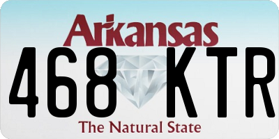AR license plate 468KTR