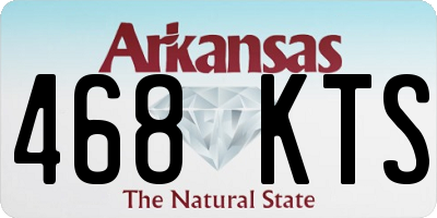 AR license plate 468KTS